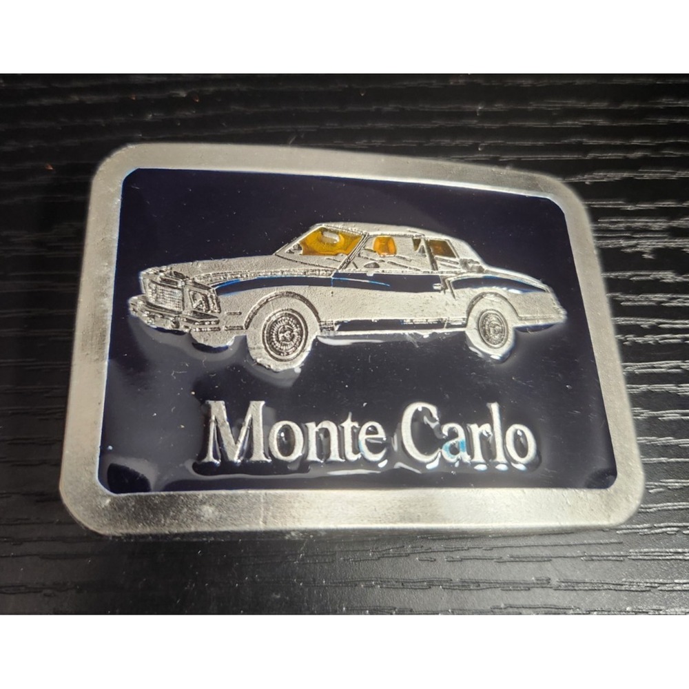 NEW Chevy Monte Carlo Belt Buckle made in USA by iN old school‎ hot rods